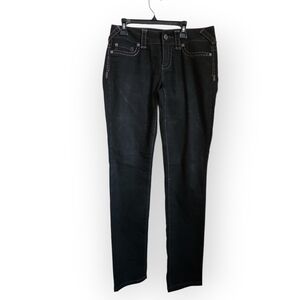 Maurices Womens Medium Demin Black Skinny Jeans